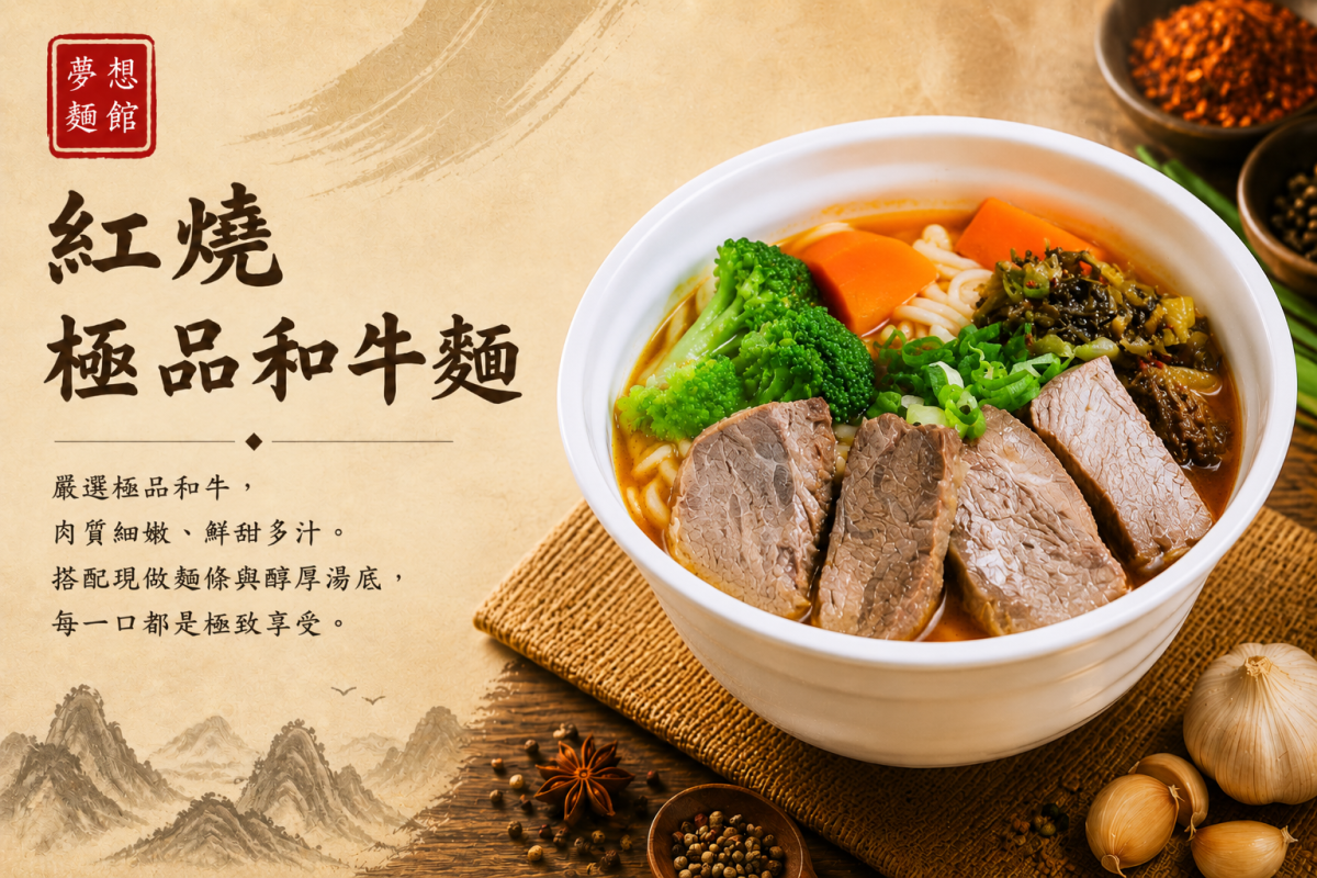 紅燒極品和牛麵